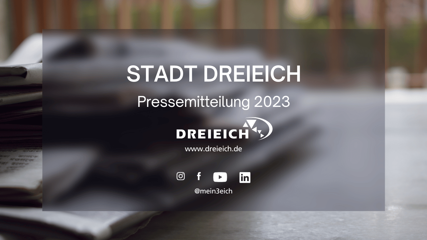Grafik für Pressemitteilungen der Stadt Dreieich