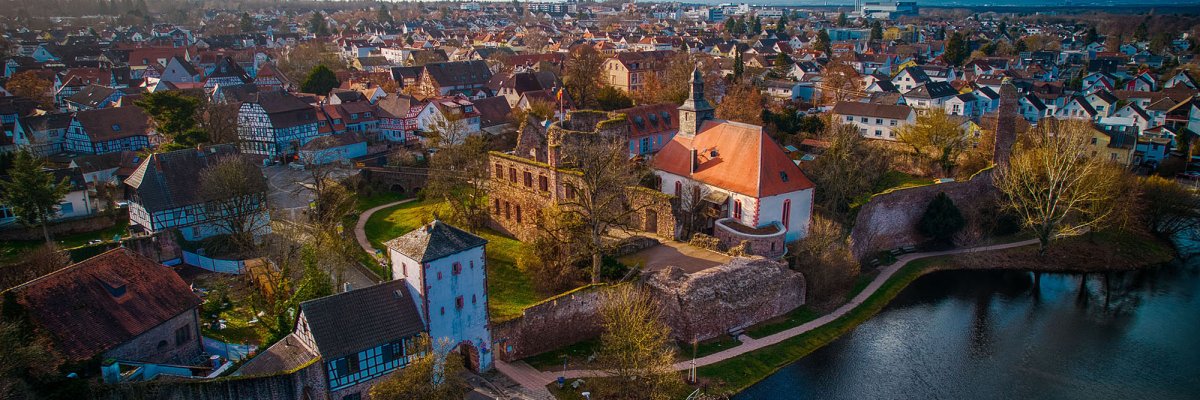 Dreieich aus der Vogelperspektive