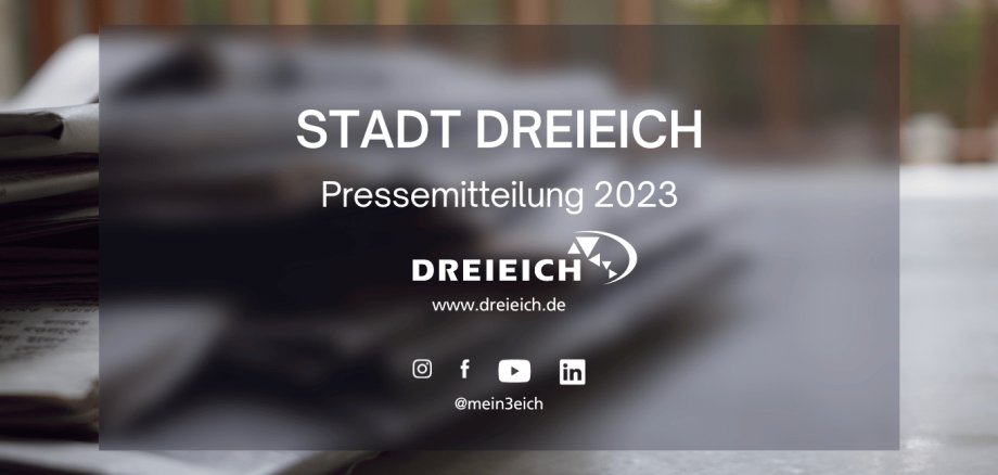 Grafik für Pressemitteilungen der Stadt Dreieich