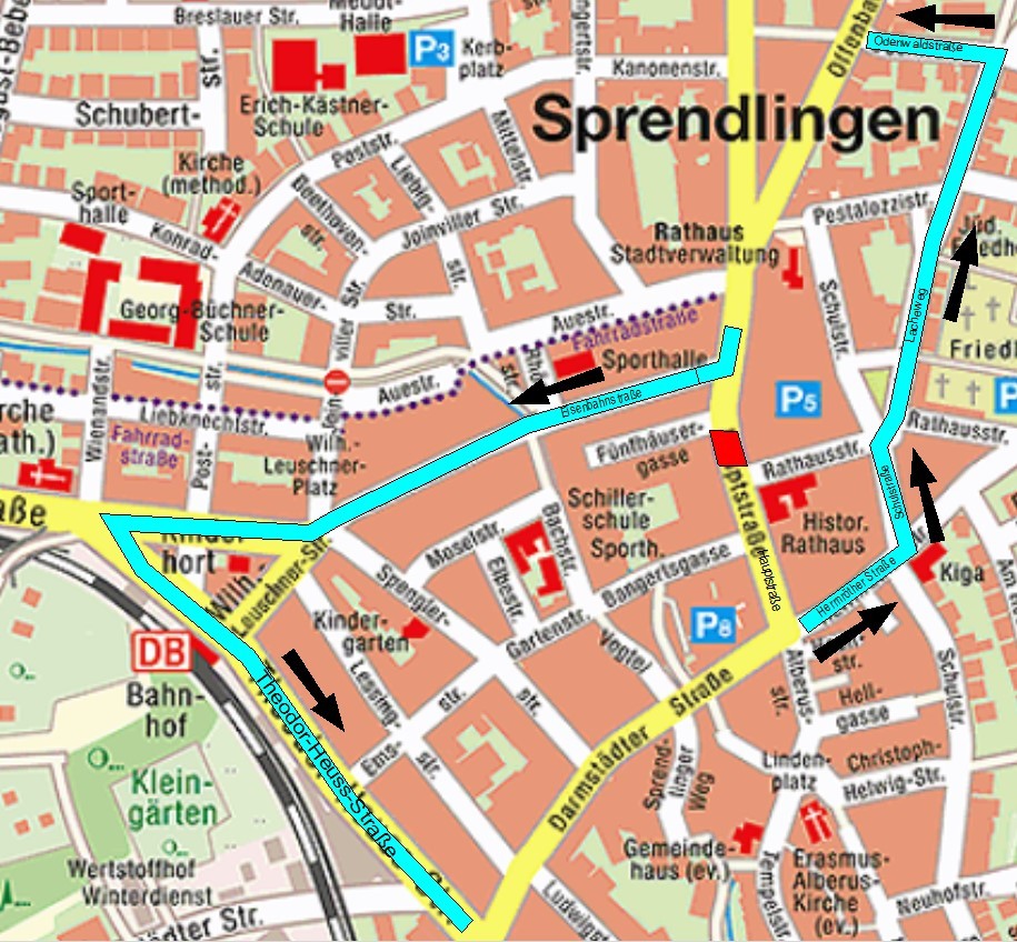 Sperrung Hauptstraße Sperrung Hauptstraße