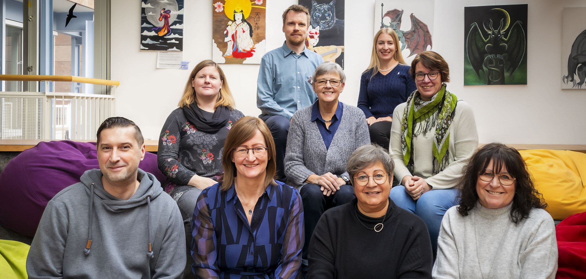  Das Team der Stadtbücherei Dreieich. 