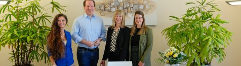 Standesbeamtinnen und Bürgermeister Martin Burlon