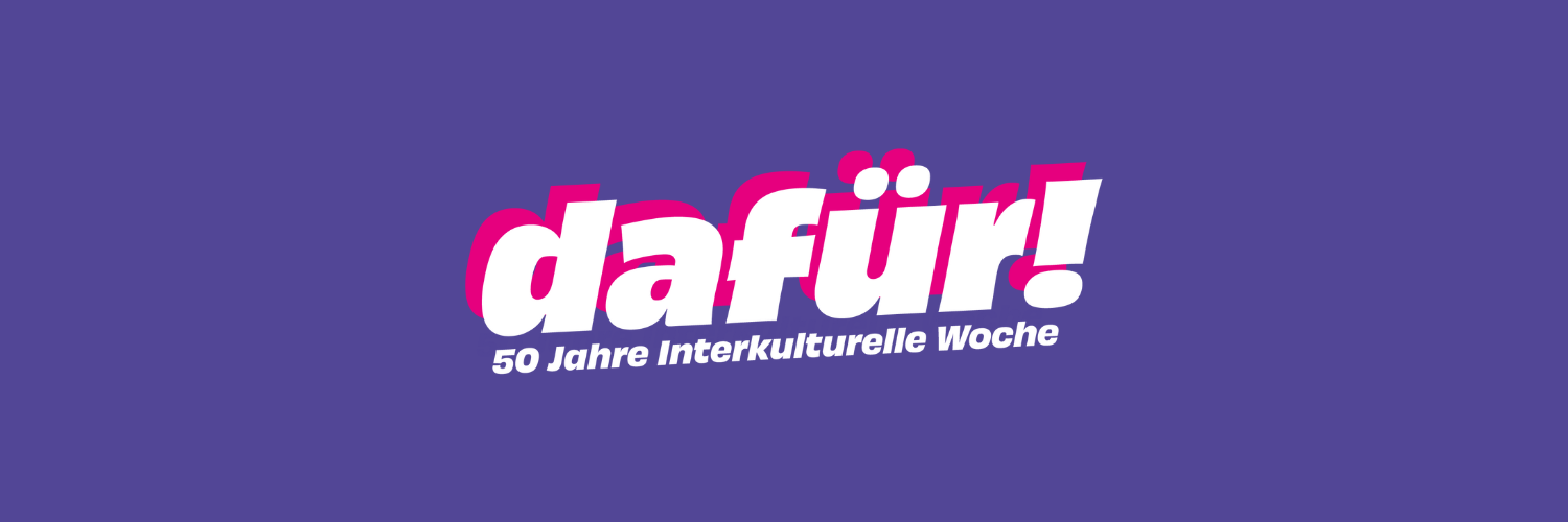Banner IKW mit der Aufschrift "dafür"